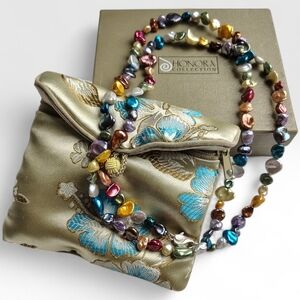 Honora Kaleidescope Keshi 6-10MM 36" Pearl Necklace - New
